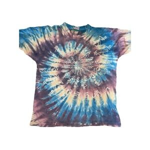 Vintage Grateful Dead single stitch spiral skeletons tie dye Size XL